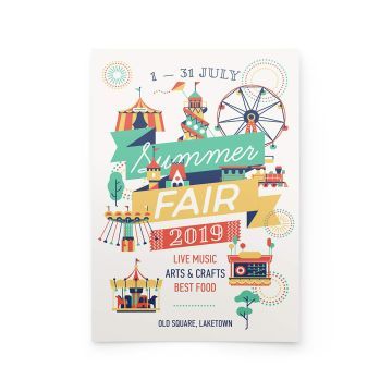 Custom Flat Printing Front