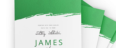 Green Metallic Foil Image