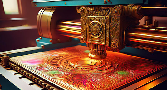 Hot Foil Printing Process