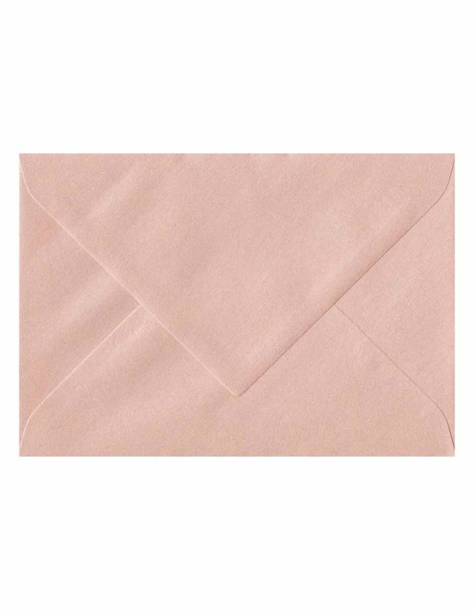 Pearlescent Peach Blank Coloured Envelope