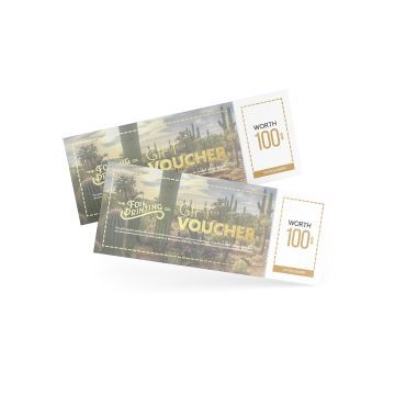 Gold Metallic Foil Ticket  Fanned