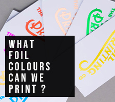 What Foil Colours can we Print