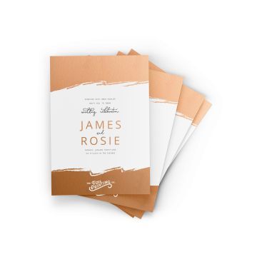 Metallic Copper Foil Invites Fanned